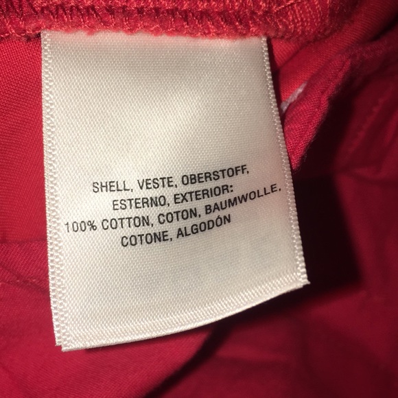 Anthropologie Poplin Wide-Leg Pants Red New - Picture 6 of 6